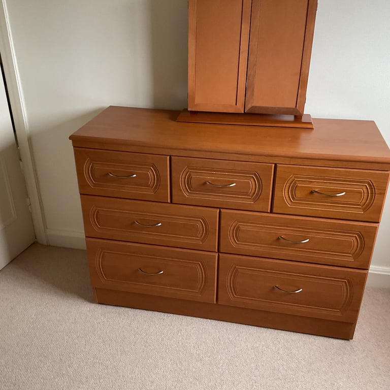 Bedroom furniture x five pieces, To be sold together.