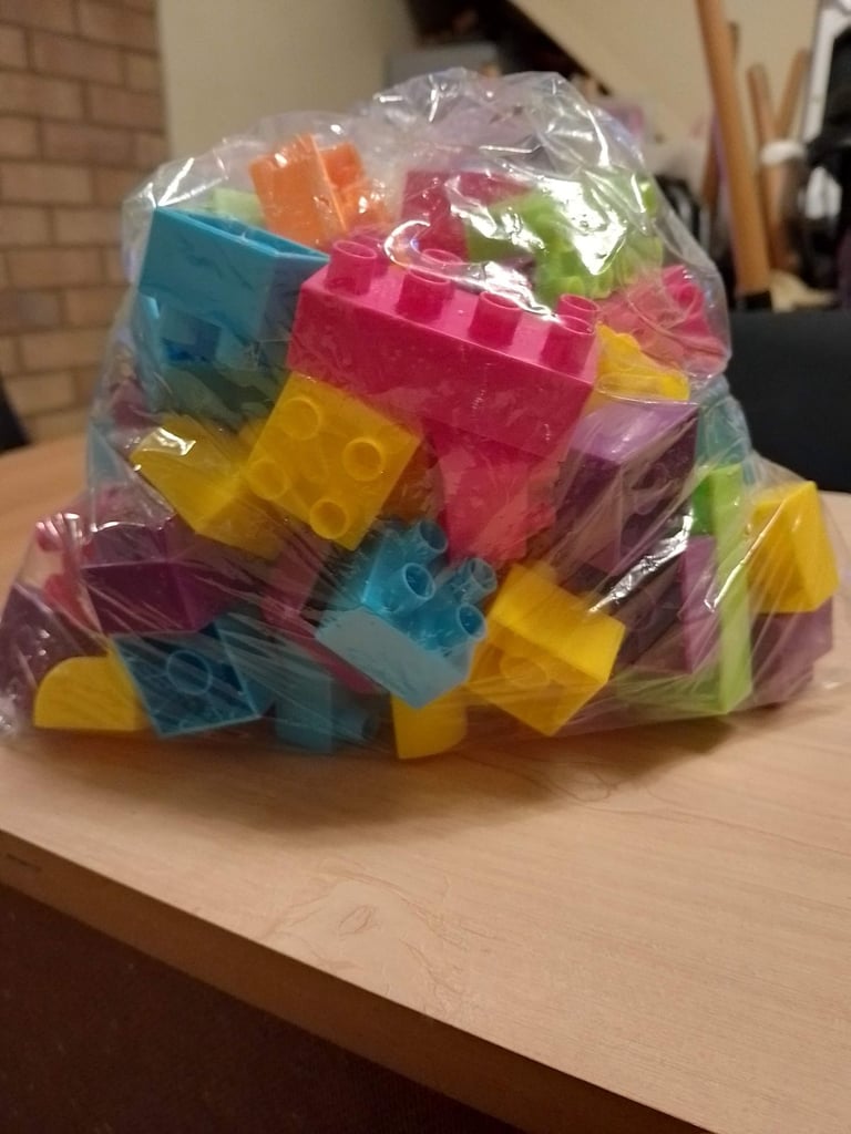 Child's mega blocks bundle. - used condition.