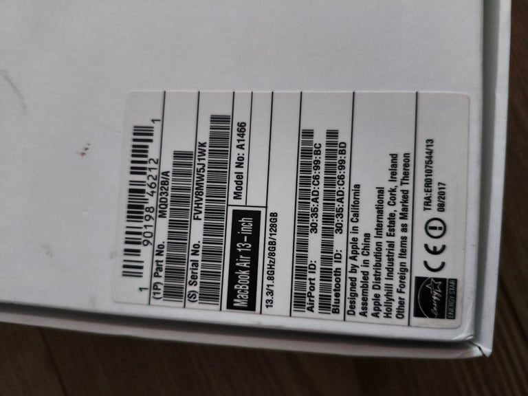 2017 MacBook Air 13"