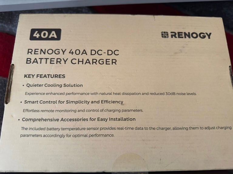 Renogy Dc to Dc Battery Charger 12v 40A