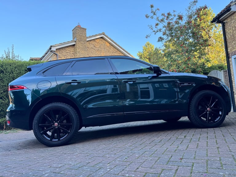 A rare British Racing Green 2018 Jaguar F-Pace D240 R-Sport with 12 months' MOT