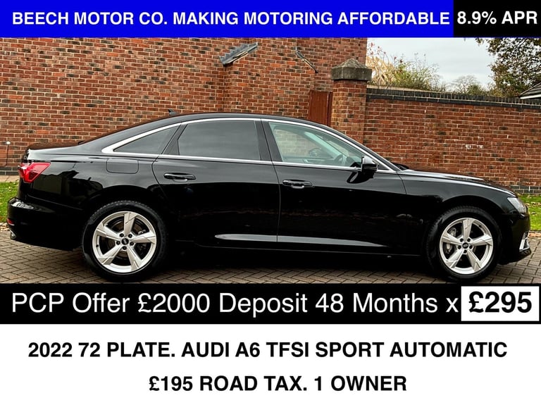 2022 Audi A6 Saloon 2.0 TFSI 40 Sport S Tronic Euro 6 (s/s) 4dr SALOON Petrol Automatic