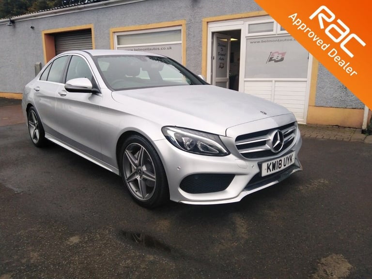 image for 2018 Mercedes-Benz C-Class 2.1 C220d AMG Line Saloon 4dr Diesel G-Tronic+ Euro 6 (s/s) (170 ps) S...