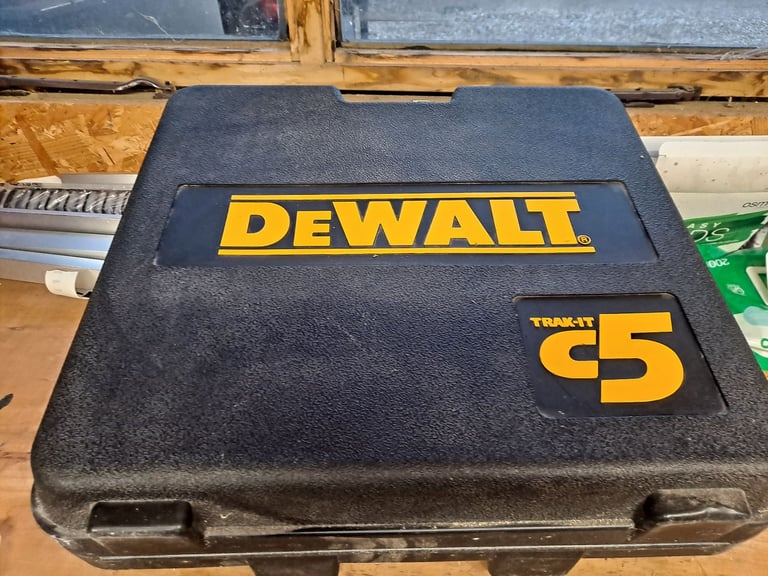 DeWalt C5 Trak-it gun, Concrete nail gun with box of nails