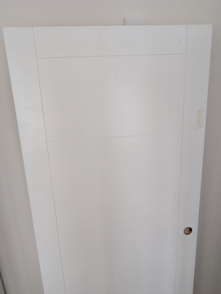 Internal white ladder door 