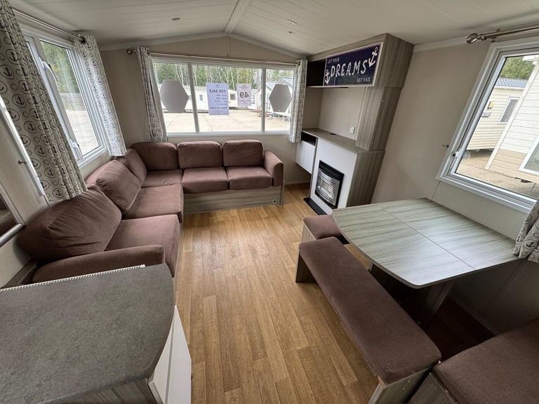 Double Glazed and Central Heated 2 Bed 10ft Wide Static Caravan For Private Land