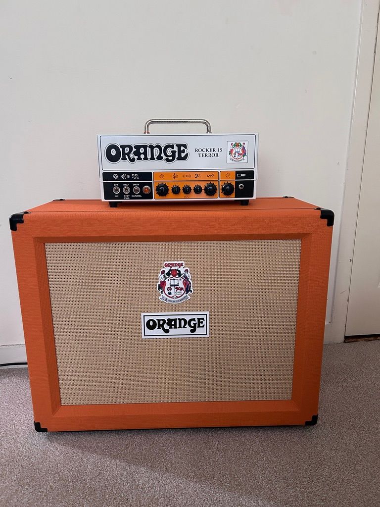 Orange Rocker 15 Terror Amp and  2x12 Cab 