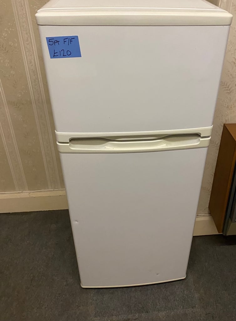 📞WHITE PROLINE 5FT FRIDGE FREEZER