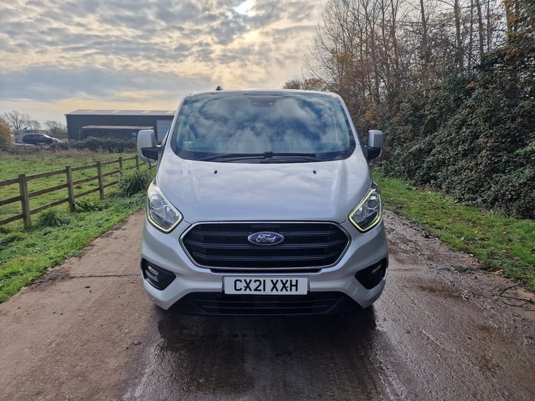 2021 Ford Transit Custom Silver LWB  Drives Perfect  7m MOT  LTD Top Spec