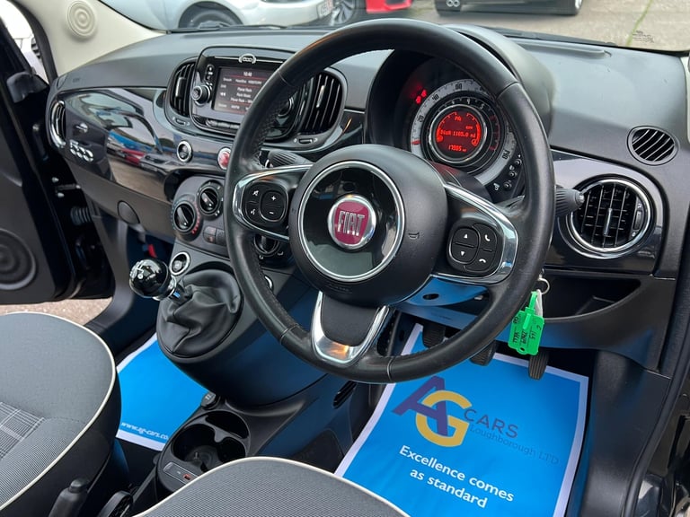 2019 Fiat 500 1.2 Lounge Hatchback 3dr Petrol Manual Euro 6 (s/s) (69 bhp) HATCHBACK Petrol Manual