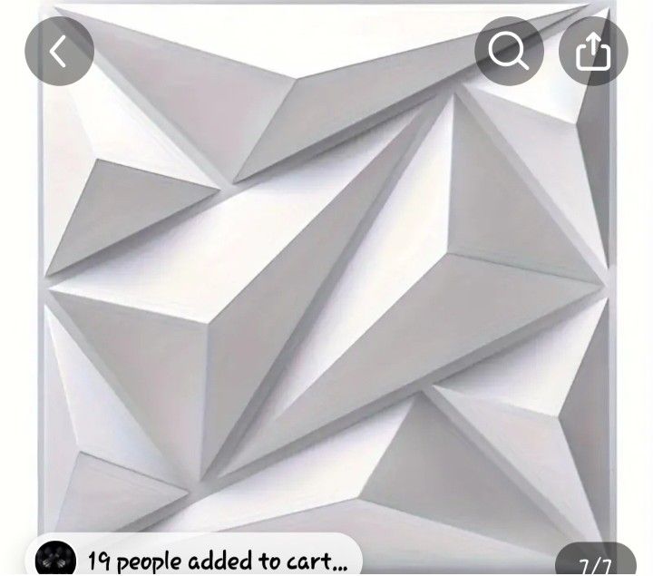 Pvc wall tiles white