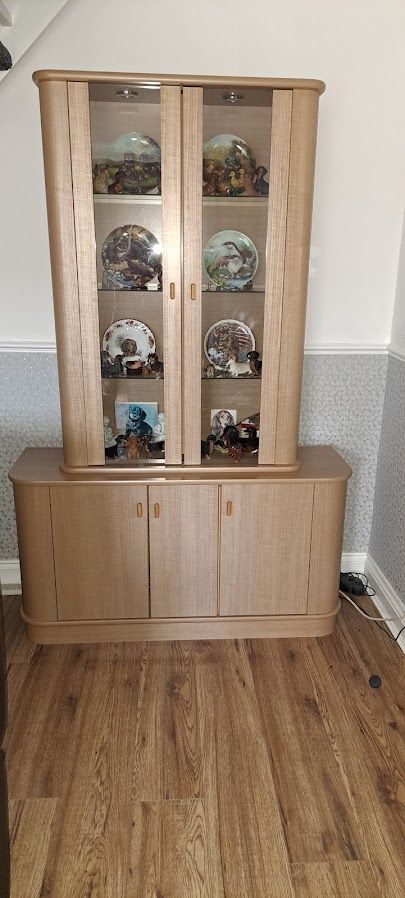 image for Caxton 2 Glazed Door Display Cabinet