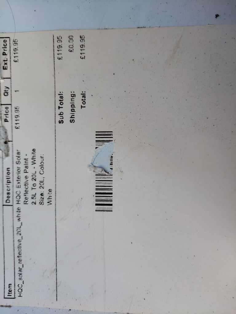 20 litres HQC paint