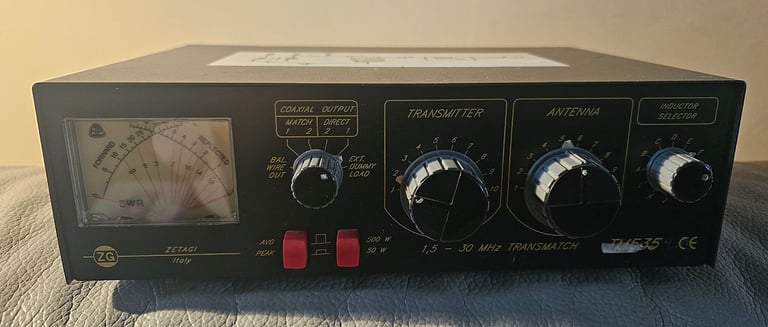 ZG Zetagi TM535 Transmatch 1.5-30 mhz 500w