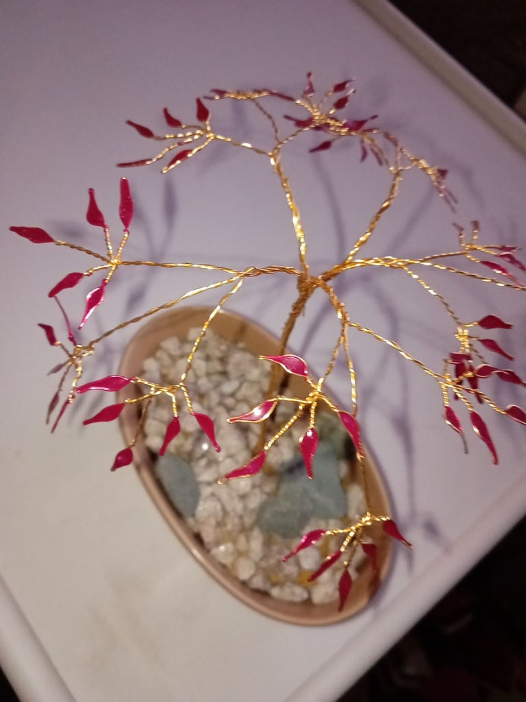 image for Hand made copper trees 