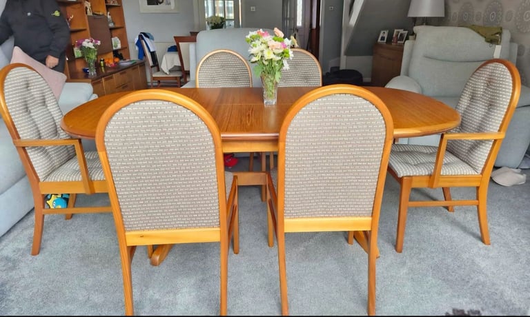 image for Dining Table and 6 Chairs 
