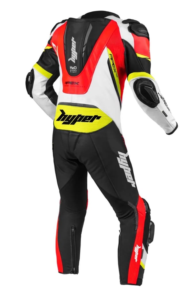 Leather Race Suit Legendary 1-Piece Motorcycle Suit – Red
