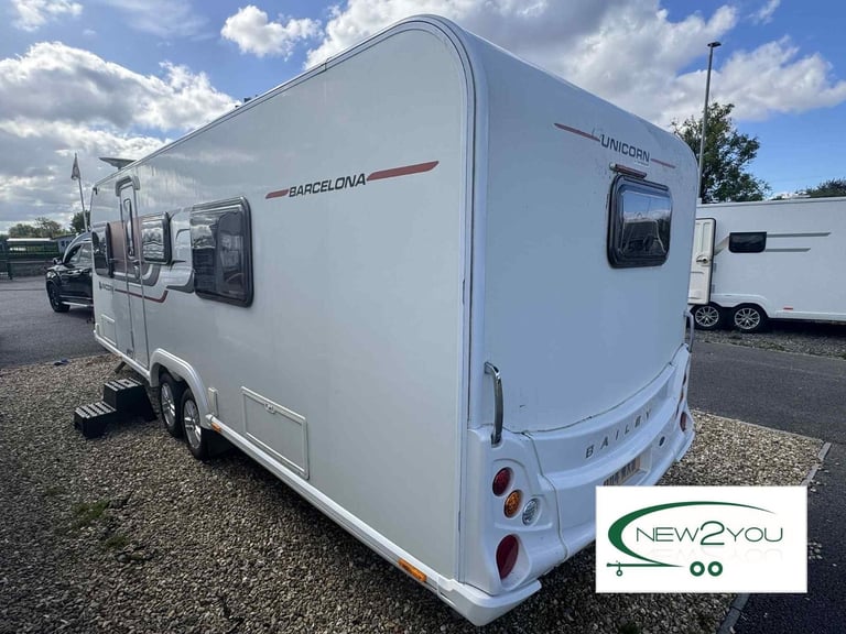 2015 Bailey Unicorn Barcelona 4 Berth FIXED BED Caravan - Stock number S077