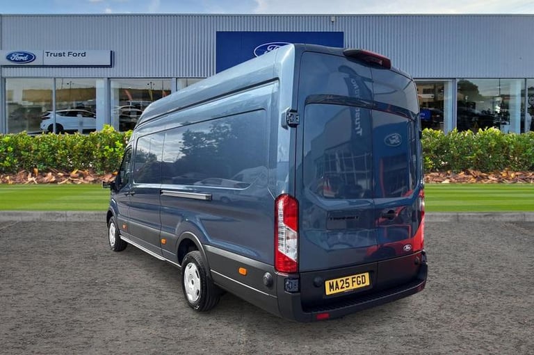 2025 Ford Transit 350 Trend L4 H3 ELWB High Roof RWD 2.0 EcoBlue 165ps DAP, PLY LINED, BLUETO Pan...