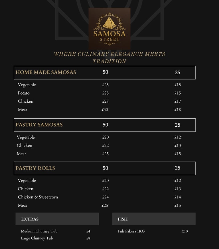 image for Samosas freshly made to order