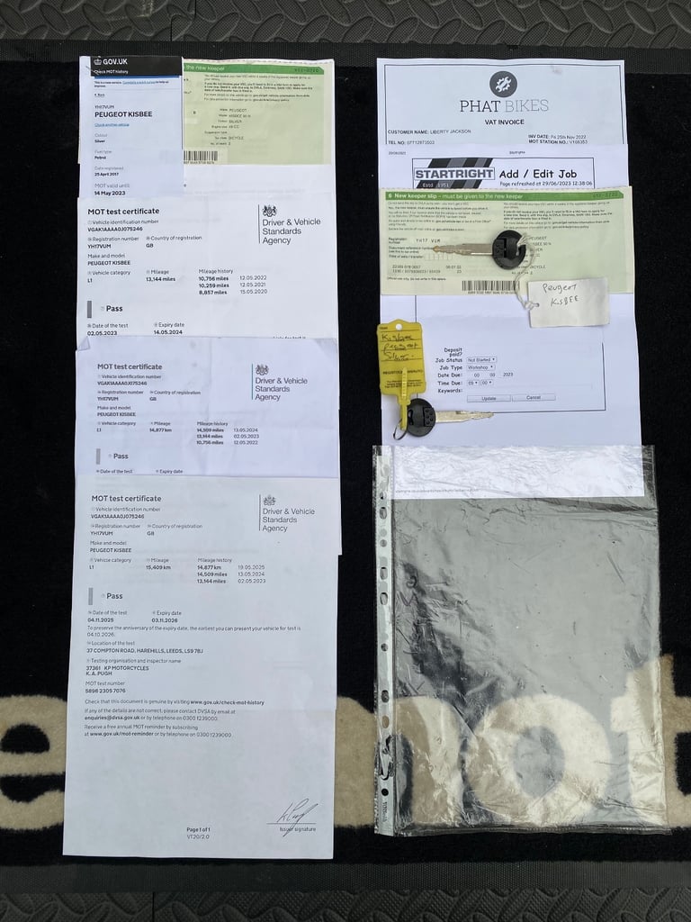 Peugeot Kisbee 50cc Moped 