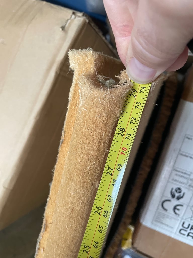 Pavatex / Steico wood fibre insulation / 2 x rigid and 3 x flexible