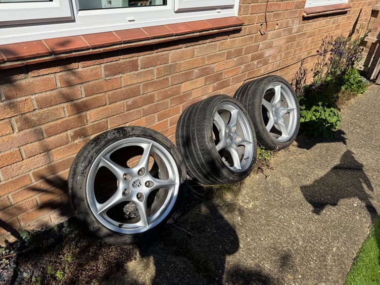 Porsche wheels x 3 