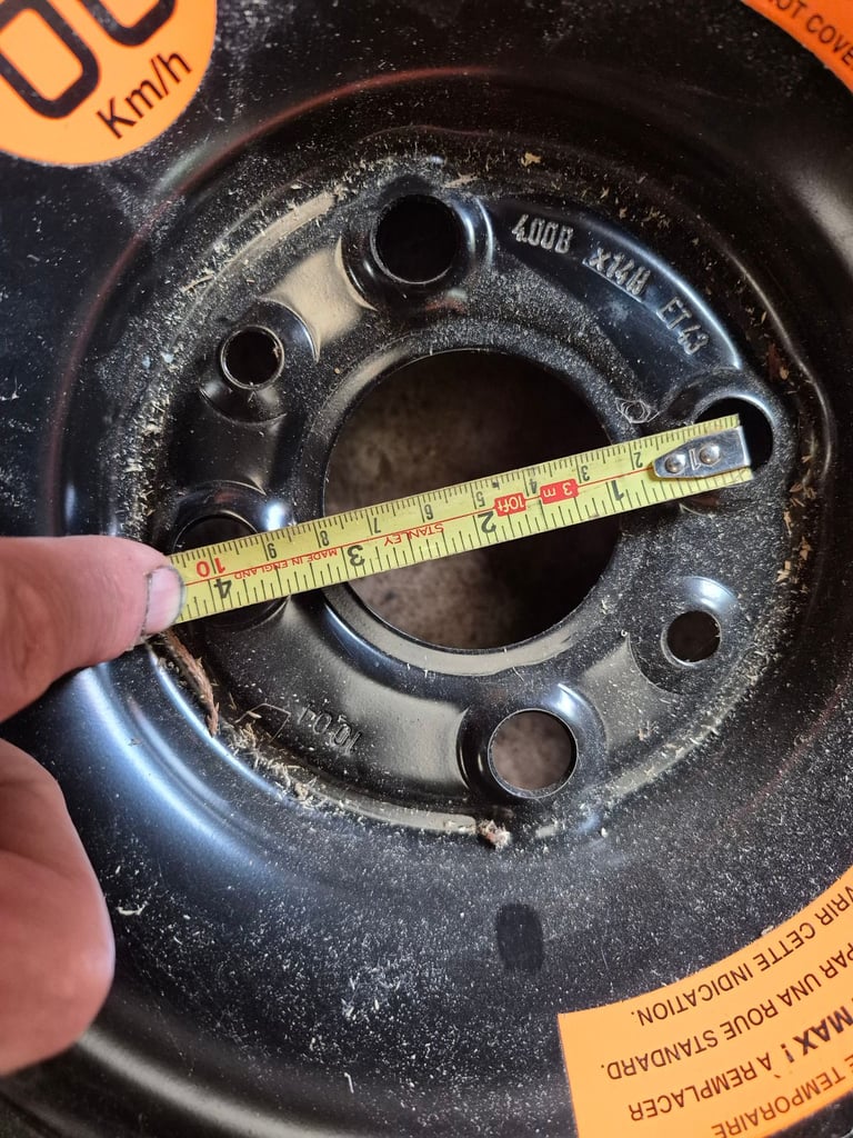 Skinny Spare Wheel 135/80x14