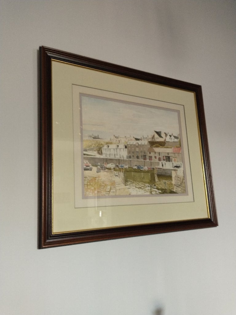 Banff Harbour painting