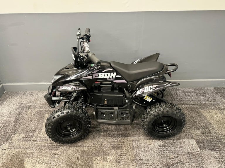 BRAND NEW STOMP EBOX ACDC KIDS ELECTRIC ATV QUAD BIKE ELECTRIC MOTORCROSS ATV