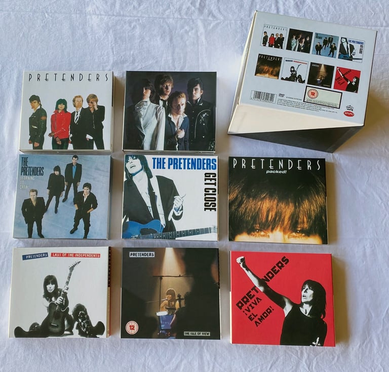 PRETENDERS - 1ST 8 ALBUMS - 14 CD + 8 DVD BOX SET 2015