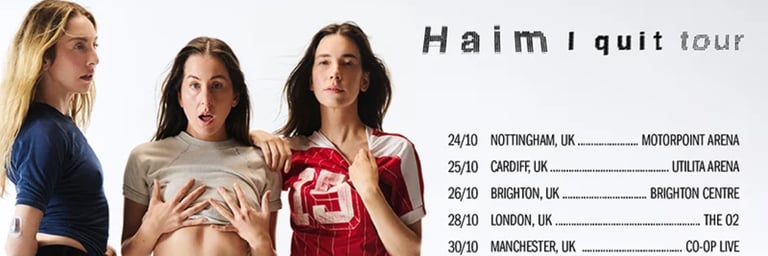 HAIM Glasgow Friday ovo hydro less than half price !!