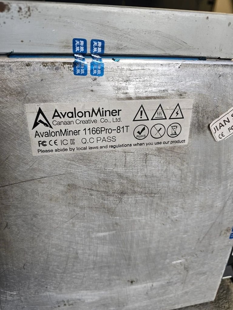 Avalon miner 1146 pro - 81T - ASIC - canaan btc not antminer whatsminer