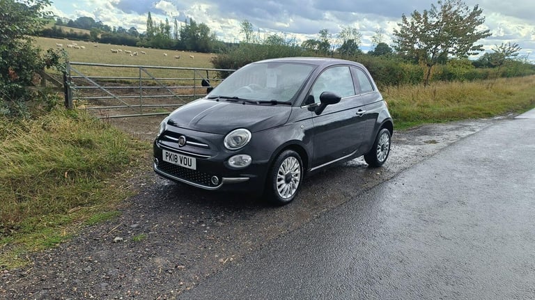 FIAT 500 1.2 500 Euro 6 1.2 69hp Lounge Black Manual Petrol 2018