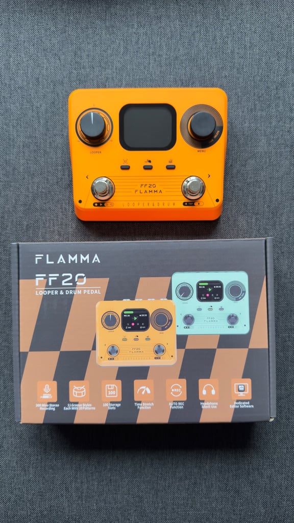 image for FLAMMA FF20 Looper Pedal Drum Machine