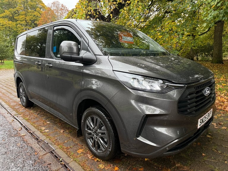 2025 Ford Transit Custom 2.0 EcoBlue 150ps H1 Double Cab Van Limited PANEL VAN Diesel Manual