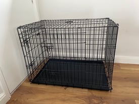 Ellie-Bo Deluxe Dog Crate (Large) - Black