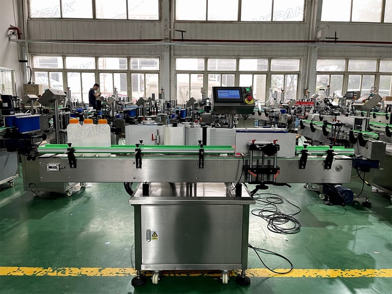VK-VRL Automatic Round Bottle Labeling Machine
