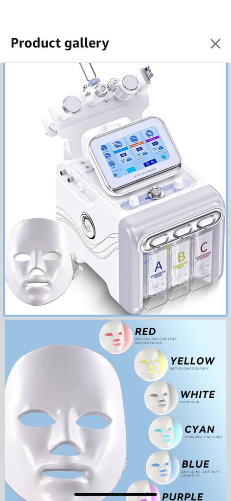 image for 7in1 beauty hydrogen facial mask
