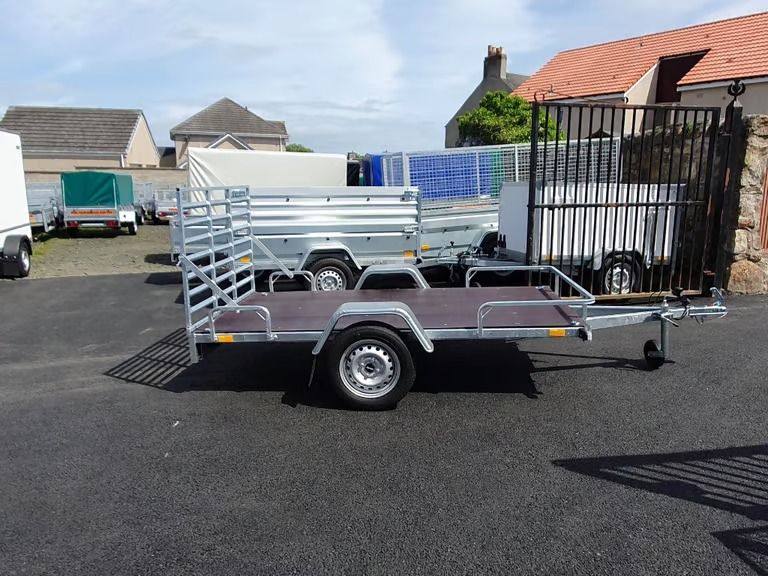 Brand new 8,2ft x 4,3ft quad/mobility scooter/golf buggy transporter trailer 750KG