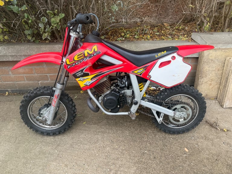 LEM MOTORS KIDDIES MOTOCROSS 50cc MOTORBIKE 2-STROKE AUTOMATIC