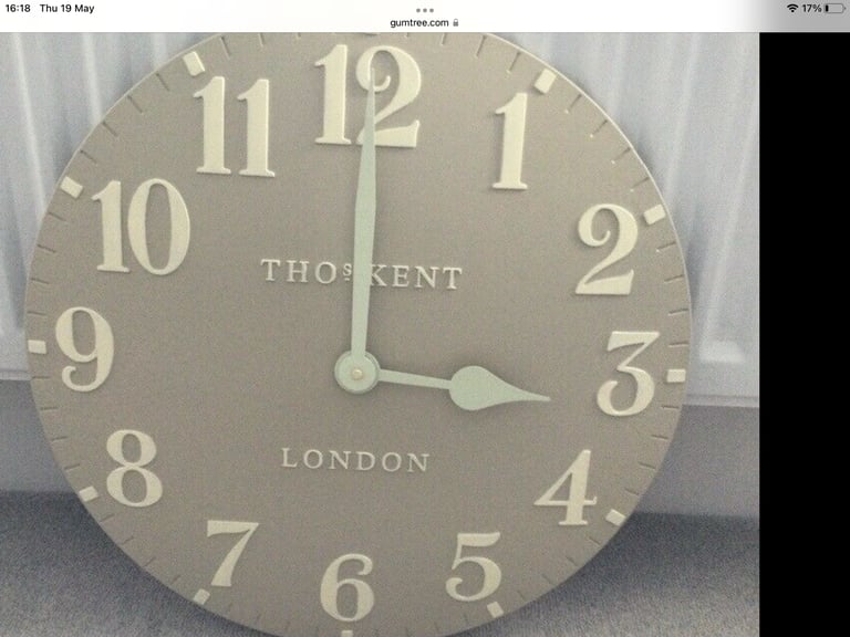 image for KENT ARABIC LARGE WALL CLOCK