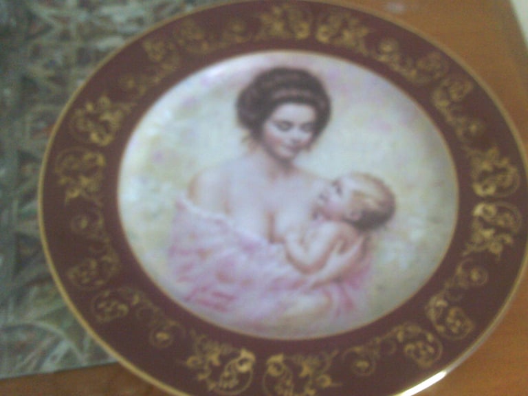 mother + child limited edition plate  hackett usa 