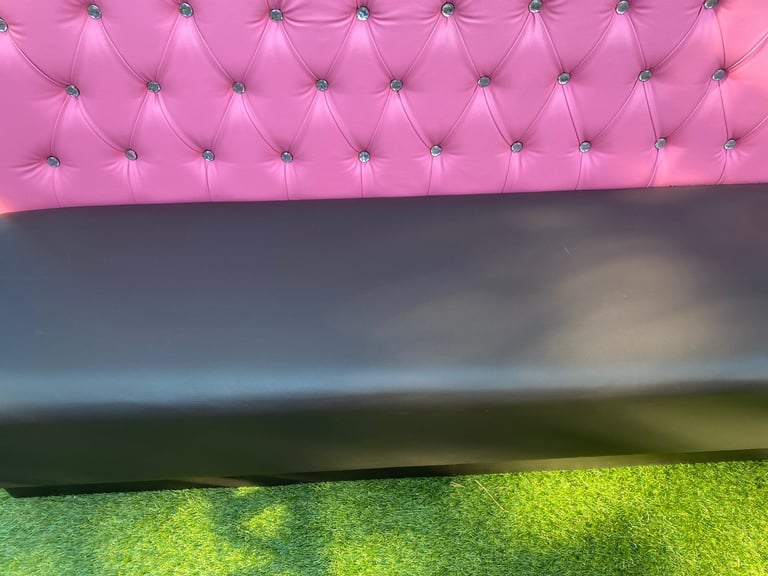 X 4 ,ICE CREAM/ MILKSHAKE PARLOUR SOFAS 185 Cm Length ,GOOD USED CONDITION ,LOCAL DELIVERY