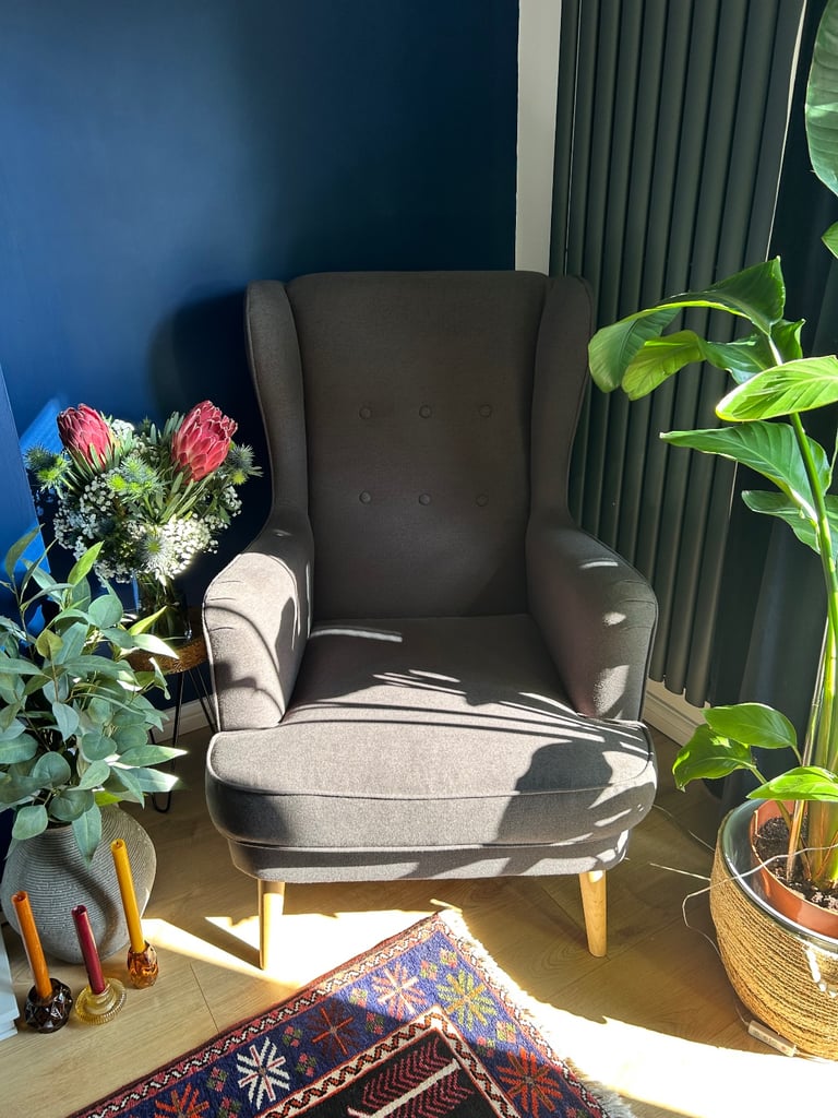 image for Habitat wingback armchair