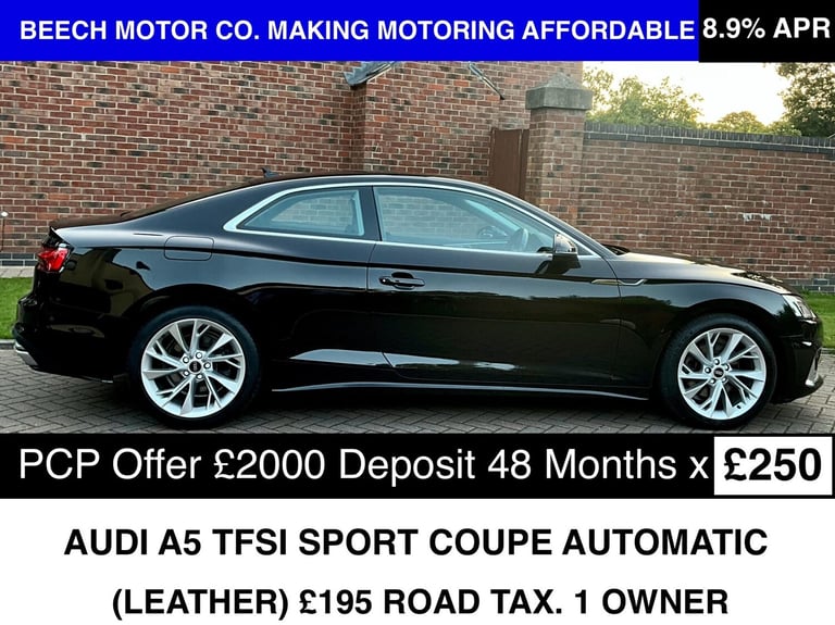 2021 Audi A5 2.0 TFSI 35 Sport S Tronic Euro 6 (s/s) 2dr COUPE Petrol Automatic
