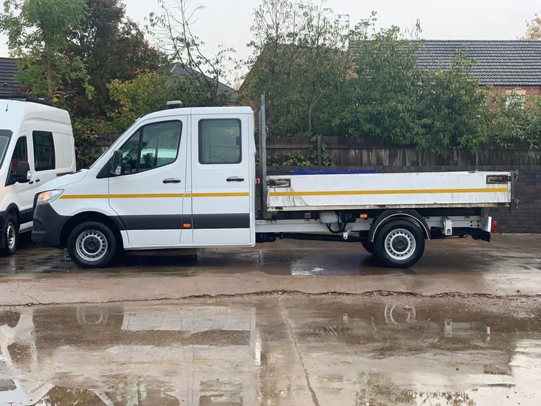 2021 MERCEDES BENZ SPRINTER 314 RWD ALLOY BODY DOUBLE / CREW CAB TIPPER 1 OWNER