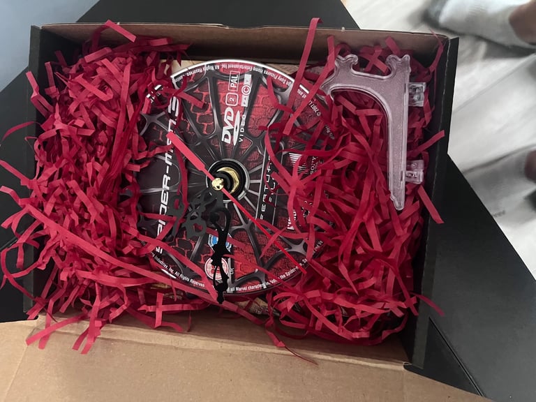 Spiderman DVD Clocks & dvd box
