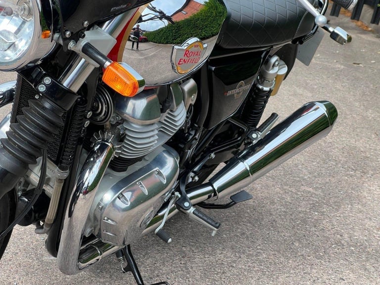 2023 ROYAL ENFIELD INTERCEPTOR 650 CHROME/RED LOW MILEAGE