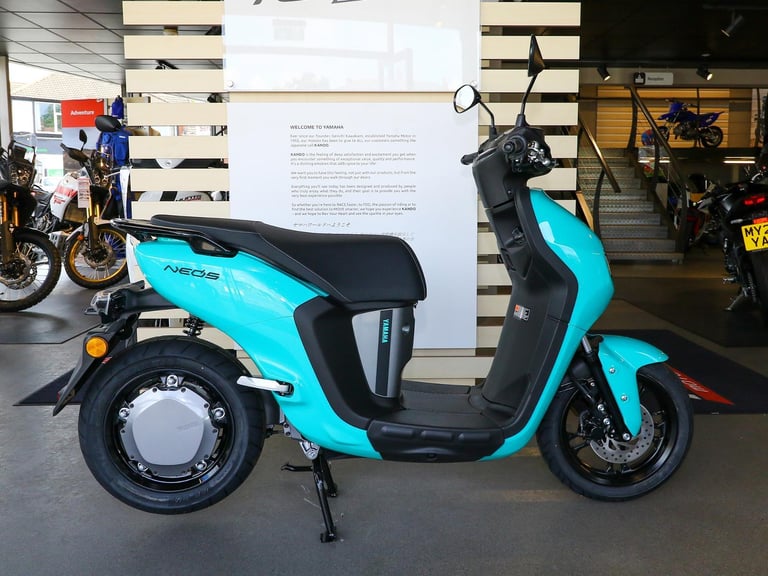 IN STOCK NOW! - NEW Yamaha NEO's Electric Scooter. (Aqua) £3,100 On The Road